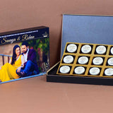 Anniversary Return Gifts - 12 Chocolate Box - All Printed Chocolates (Sample)