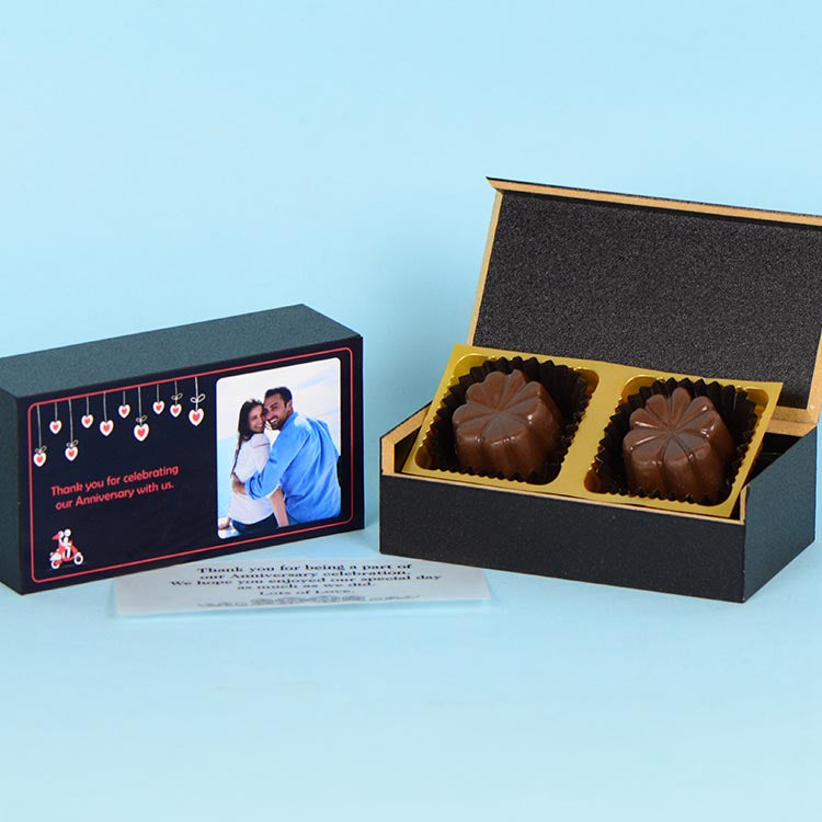 9 Piece Happy Anniversary Chocolate Box | Custom chocolate, Happy anniversary  gifts, Happy anniversary