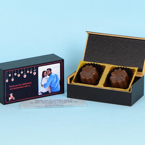 Anniversary Return Gifts - 2 Chocolate Box - Assorted Chocolates  (Minimum 10 Boxes)