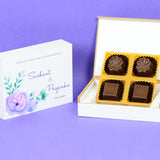 Anniversary Return Gifts - 4 Chocolate Box - Assorted Chocolates (Sample)