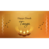 Hanging Diya Design Personalised Chocolate Gift for Deepavali