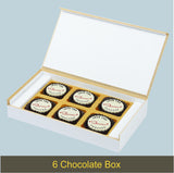 Elegant Floral I Love You Chocolate Gift Box Personalized with Photo (with Printed Chocolates)