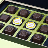 1st Birthday Return Gifts - 12 Chocolate Box - Middle Two Printed Chocolates (Minimum 10 Boxes)