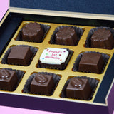 1st Birthday Return Gifts - 9 Chocolate Box - Middle Printed Chocolates (Minimum 10 Boxes)