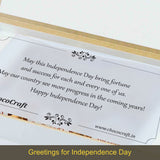 Gift for Indian Independence Day 15 August (with Wrapped Chocolates)