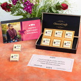 Cute Bow Design Personalised Chocolate Box for Birthday (with Wrapped Chocolates)