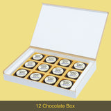 Loving Hearts - Gift with Printed Chocolates (Rakhi Pack Optional)