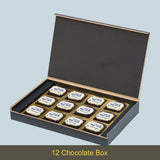 Sparkling Stars Design New Year Gift Box with Printed Chocolates