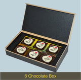 Floral Design I Love You Chocolate Gift Box Personalized with Picture (with Printed Chocolates)