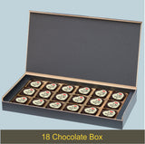 Floral Design I Love You Chocolate Gift Box Personalized with Picture (with Printed Chocolates)