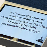 Birthday Invitations - 4 Chocolate Box - Assorted Chocolates (Sample)
