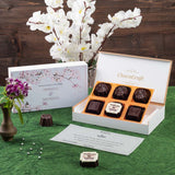 Wedding Return Gifts - 6 Chocolate Box - Single Printed Chocolate (Minimum 10 Boxes)