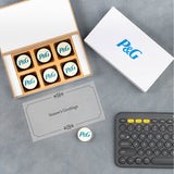 Corporate Gifts - 6 Chocolate Box - Printed Chocolates (Minimum 10 Boxes)