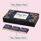 Vintage Floral Design Thank You Gift Box (with Wrapped Chocolates)