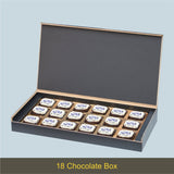 Sparkling Stars Design New Year Gift Box with Printed Chocolates