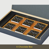 Personalized Black Congratulations Gift Box (with Wrapped Chocolates)