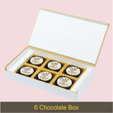 Romantic Gift Box with Chocolates Personalized with Photo (with Printed Chocolates)