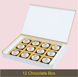 Romantic Gift Box with Chocolates Personalized with Photo (with Printed Chocolates)
