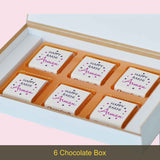 Memories - Personalised Gift Box and Wrapped Chocolates (Rakhi Pack Optional)