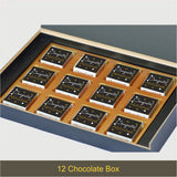 Personalized Black Congratulations Gift Box (with Wrapped Chocolates)