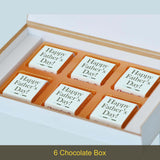 Elegant Chocolate Gift for Father's Day Personalised with Photo