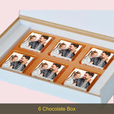 Personalised Gift for Father's Day with Photo on Wrapped Chocolates
