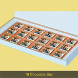 Beautiful Congratulations Gift Box Personalized with Photo (with Wrapped Chocolates)