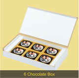 Beautiful Valentine's Day Chocolate Gift Box with Photo on Chocolates (with Printed Chocolates)