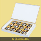 Beautiful Valentine's Day Chocolate Gift Box with Photo on Chocolates (with Printed Chocolates)