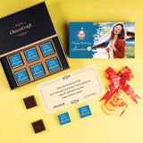 Splash of Colour Personalized Birthday Gift Box (with Wrapped Chocolates)