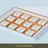 Elegant Chocolate Gift for Father's Day Personalised with Photo