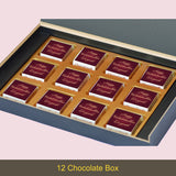 Souvenir of Trust - Personalised Gift Box and Wrapped Chocolates (Rakhi Pack Optional)
