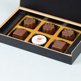 Anniversary Invitations  - 6 Chocolate Box - Single Printed Chocolates (Sample)