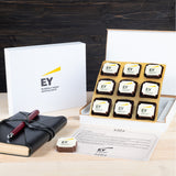 Corporate Gifts - 9 Chocolate Box - Printed Chocolates (Minimum 10 Boxes)