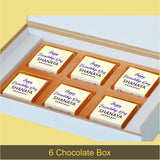 Friendship's Day Gift with Personalized Wrapped Chocolates