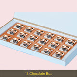 Personalised Gift for Father's Day with Photo on Wrapped Chocolates