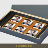 Vibrant Design Personalized Chocolate Gift Box for Birthday (with Wrapped Chocolates)