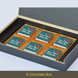 Floral Design I Love You Chocolate Gift Box Personalized with Picture (with Wrapped Chocolates)