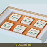 Water Color Design Personalised Chocolate Gift Box for Birthday (with Wrapped Chocolates)