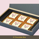 Beautiful Miss You Chocolate Gift Box Personalized with Picture (with Wrapped Chocolates)