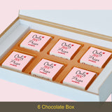Romantic Gift Box with Chocolates Personalized with Photo (with Wrapped Chocolates)