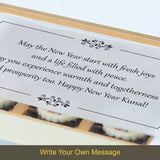 Personalised New Year Gift with Printed Chocolates