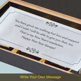 Sparkling Stars Design New Year Gift Box with Printed Chocolates