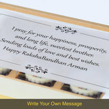 Memories - Gift with Printed Chocolates (Rakhi Pack Optional)