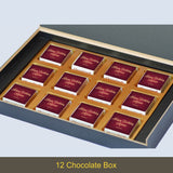Vintage Design Chocolate Gift Box for Birthday (with Wrapped Chocolates)