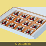 Photo Chocolate Personalised I Love You Gift (with Wrapped Chocolates)