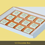Personalized Anniversary Gift Box & Chocolates (with Wrapped Chocolates)