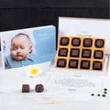 Birth Announcement Gifts - 12 Chocolate Box - Assorted Chocolates (Minimum 10 Boxes)