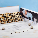 Birth Announcement Gifts - 18 Chocolate Box - All Printed Chocolates (Minimum 10 Boxes)