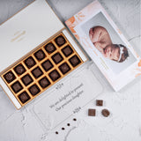 Birth Announcement Gifts - 18 Chocolate Box - Assorted Chocolates (Sample)